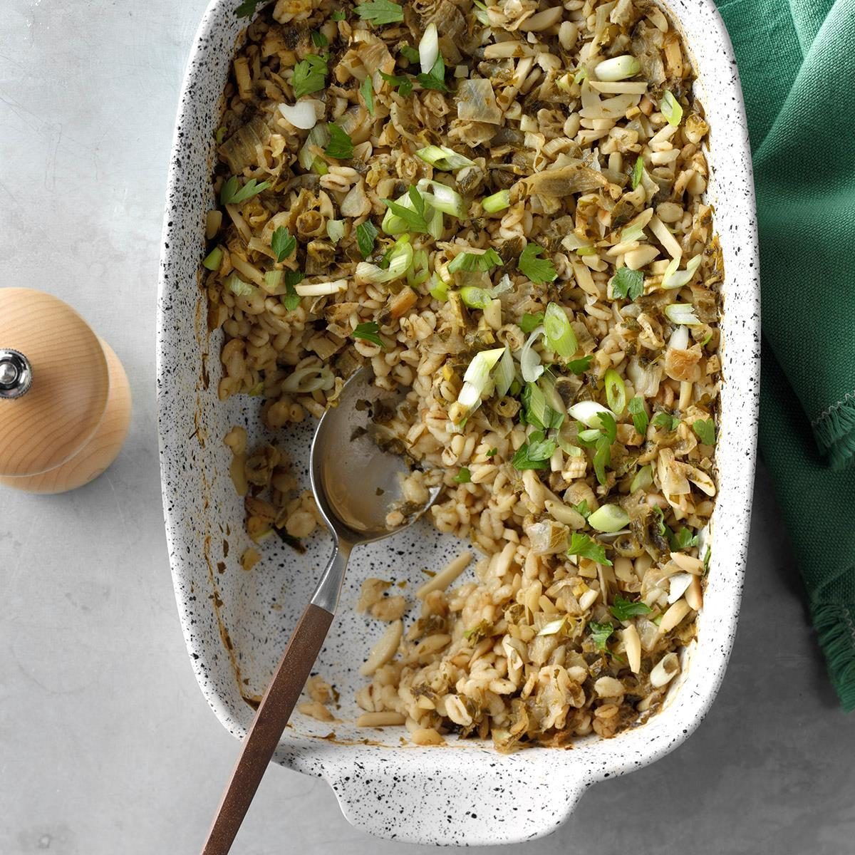 Nutty Barley Bake