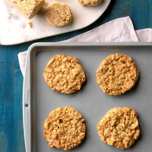 Oat & Coconut Icebox Cookies