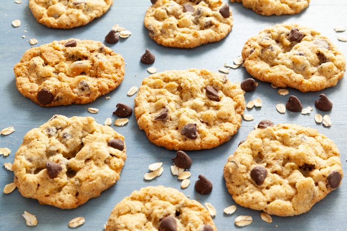 Delectable oatmeal chocolate chip cookies