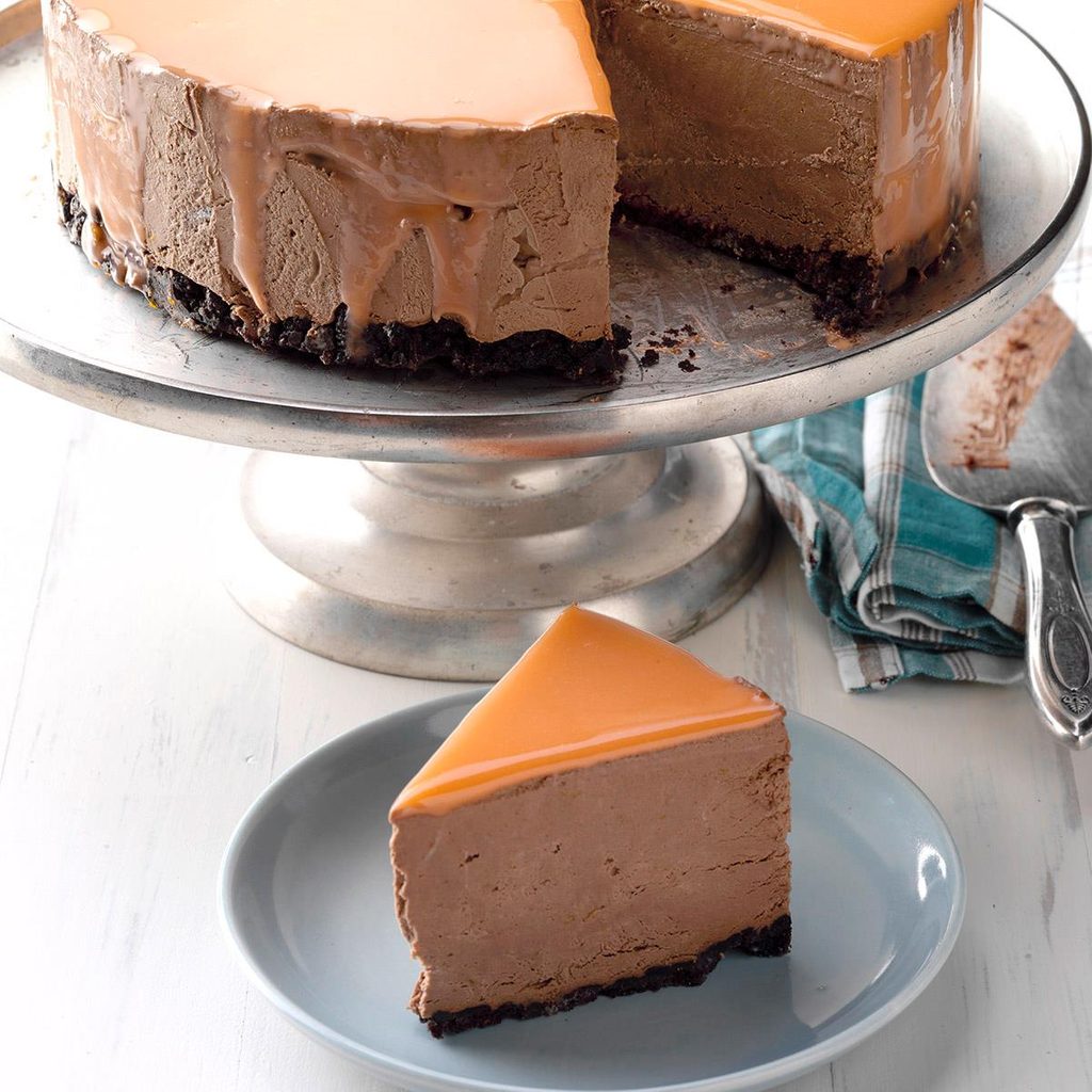 Orange Chocolate Mousse Mirror Cake