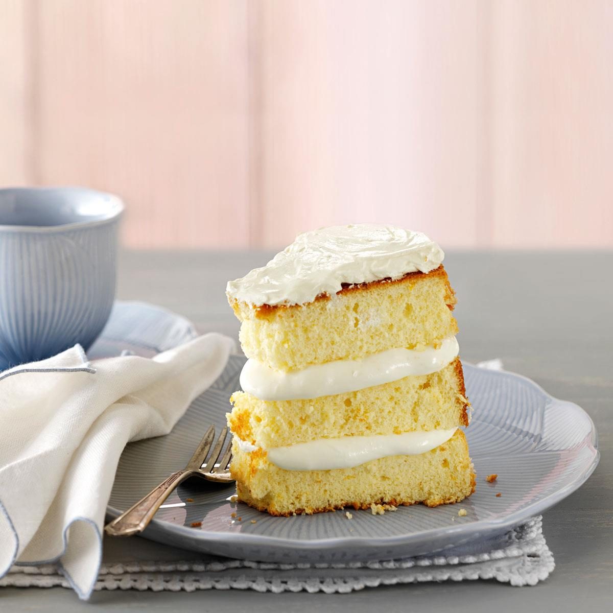 Orange Cream Chiffon Cake