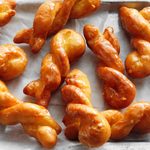 Orange-Glazed Crullers