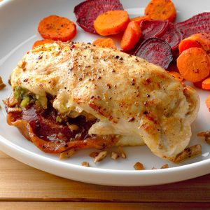 Pancetta and Mushroom-Stuffed Chicken Breast