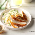 Parmesan Chicken with Lemon Rice