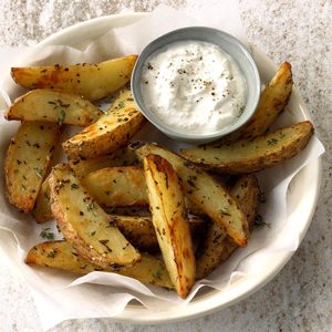 Herbed Party Potato Wedges