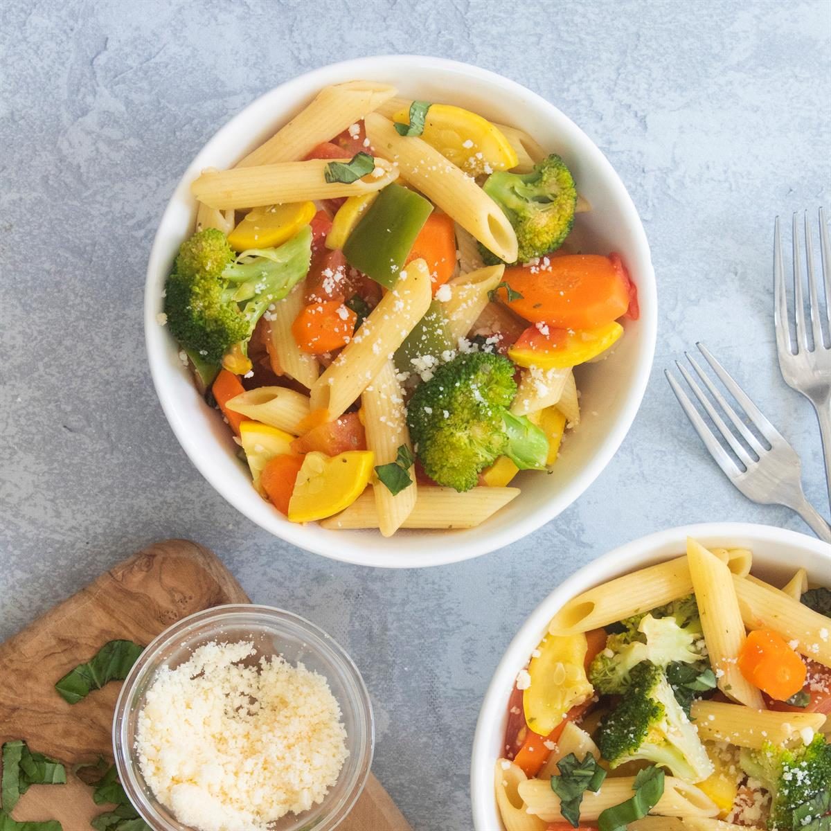 Pasta with Fresh Vegetables