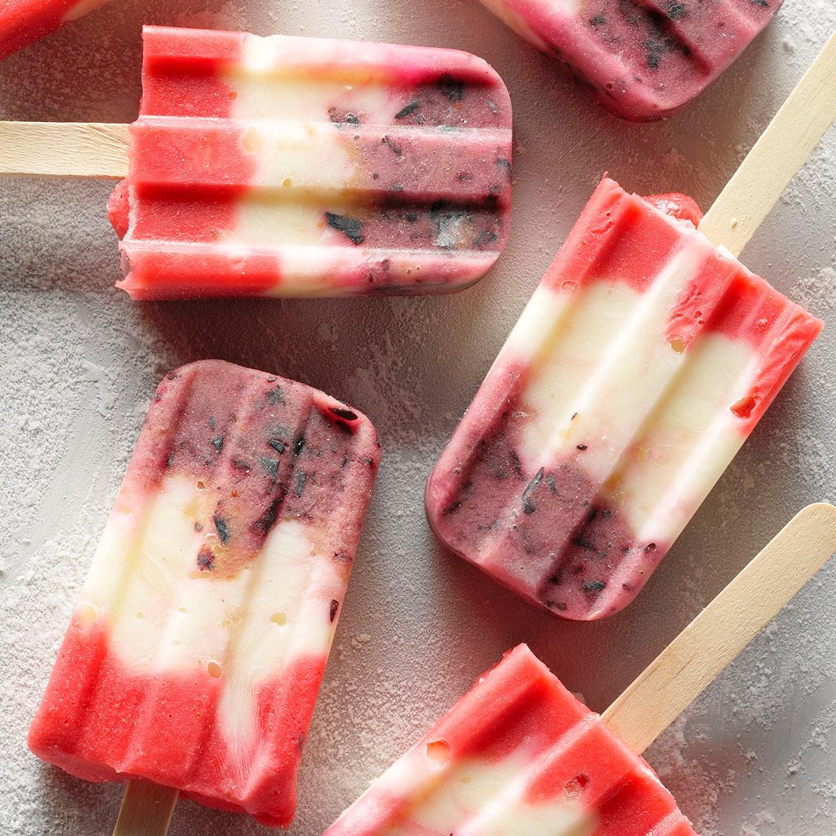 Layered Yogurt Pops