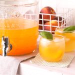 Peach-Basil Cooler