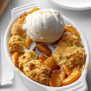 Peach Cobbler for Two