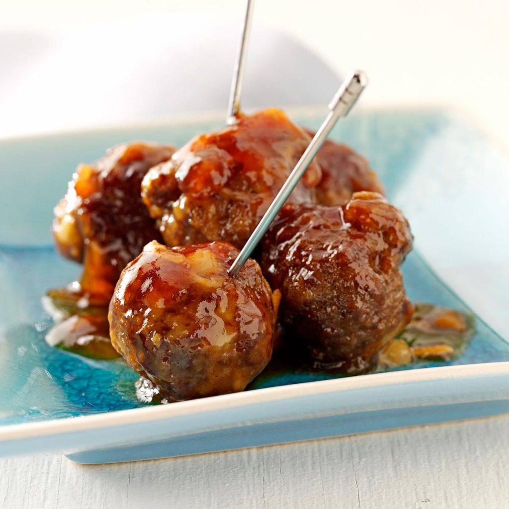 Peach-Glazed Meatballs