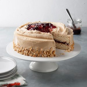 Peanut Butter  ‘N’ Jelly Cake