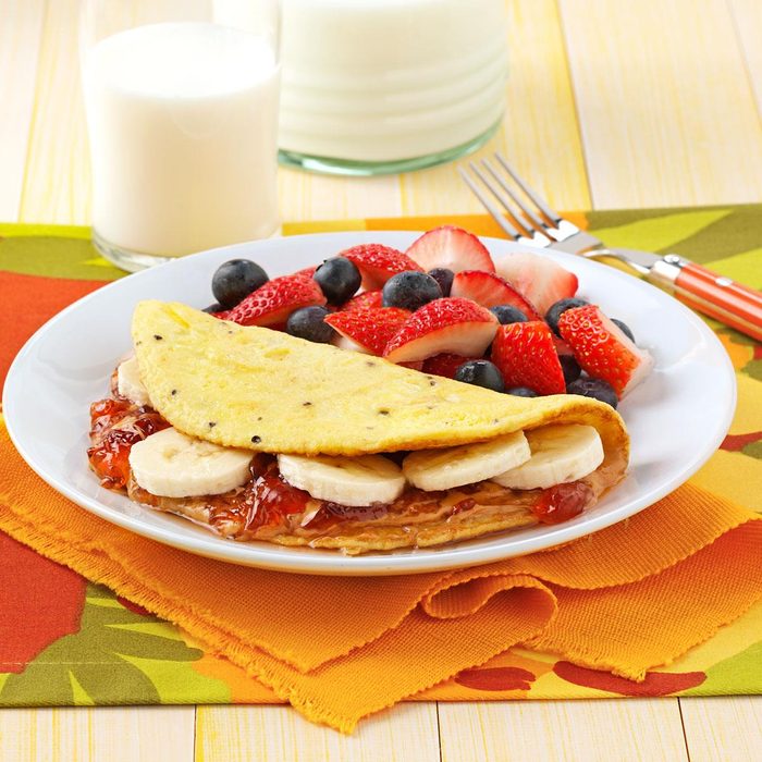 Peanut Butter and Jelly Omelet