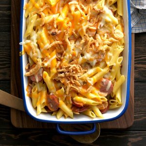 Penne and Smoked Sausage Casserole