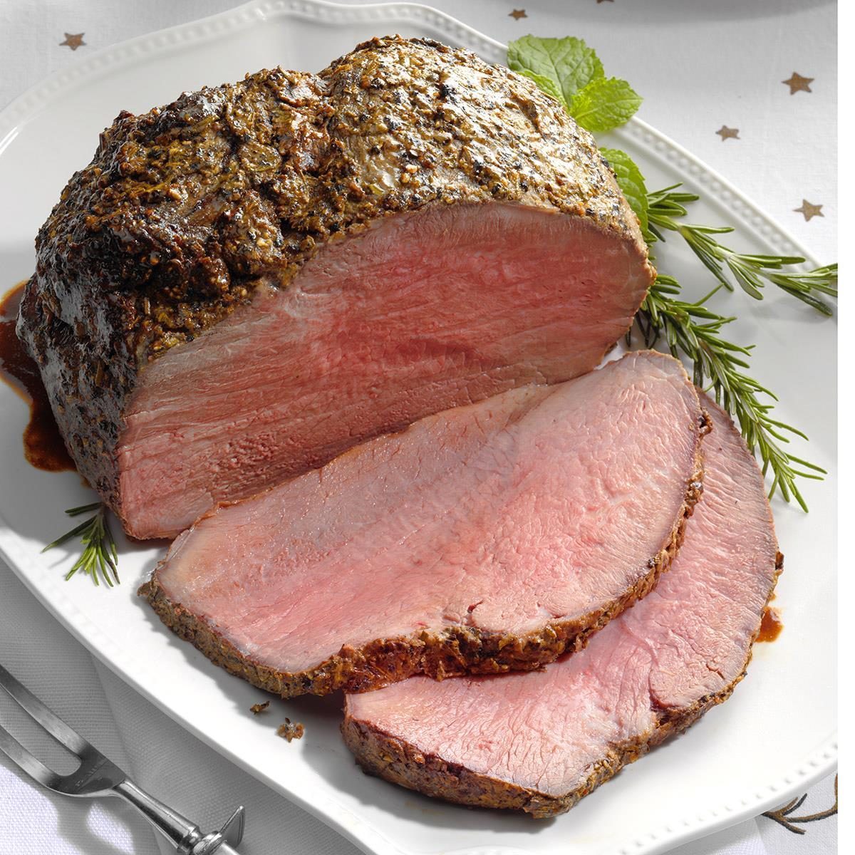 Pepper-Crusted Sirloin Roast