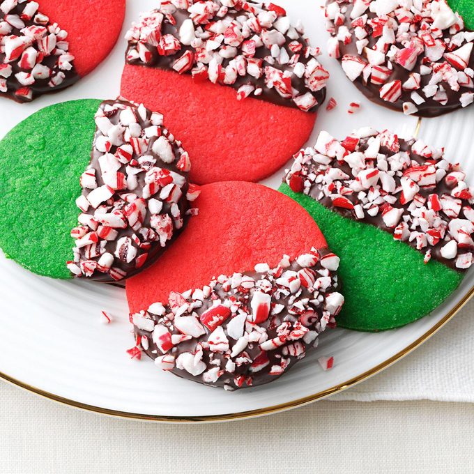 Peppermint Crunch Christmas Cookies
