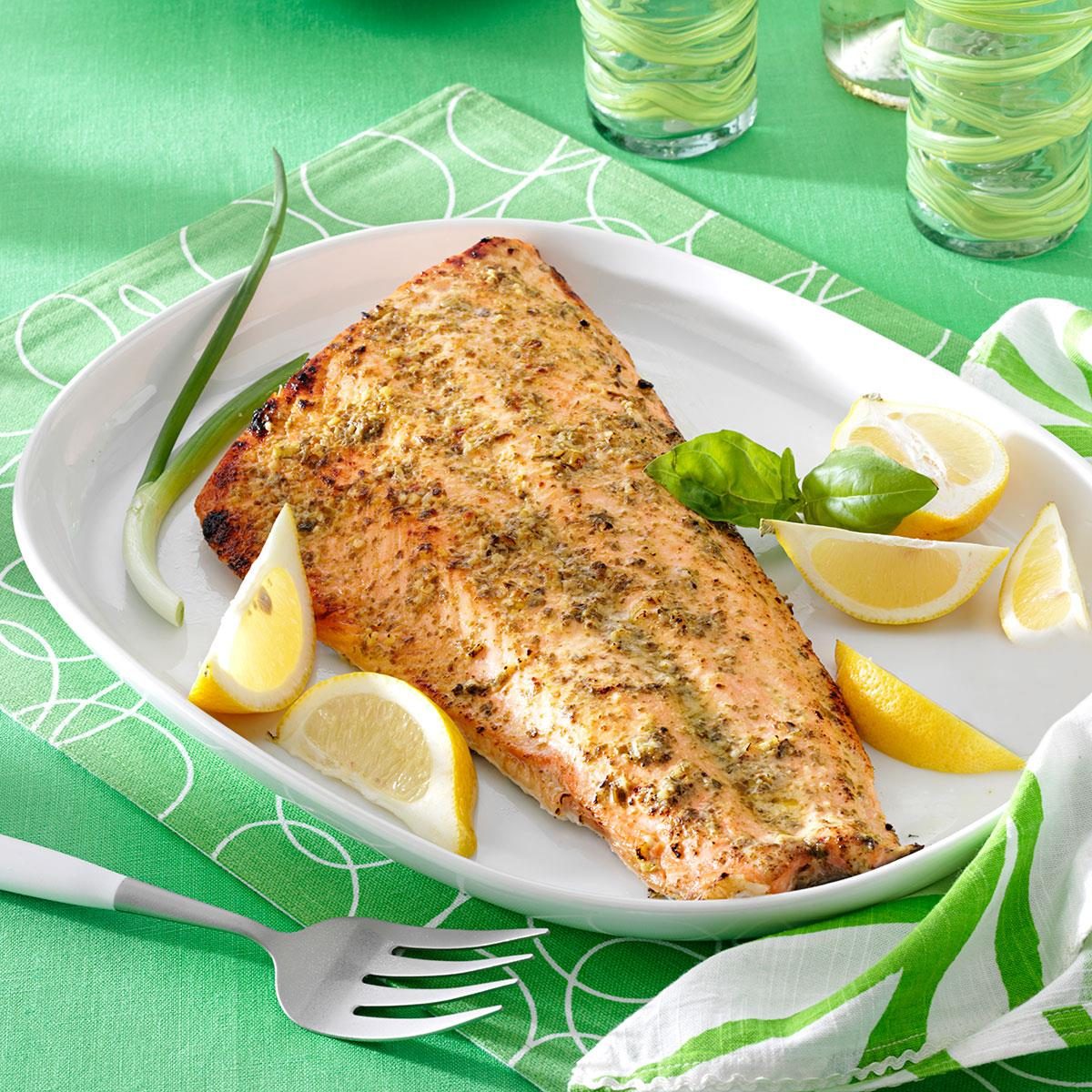 Pesto Grilled Salmon Recipe: How to Make It