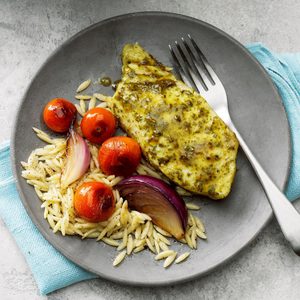 Pesto Halibut