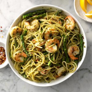 Pesto Shrimp Pasta