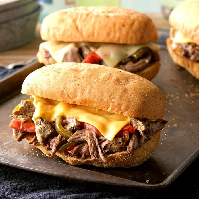 Philly Cheese Sandwiches
