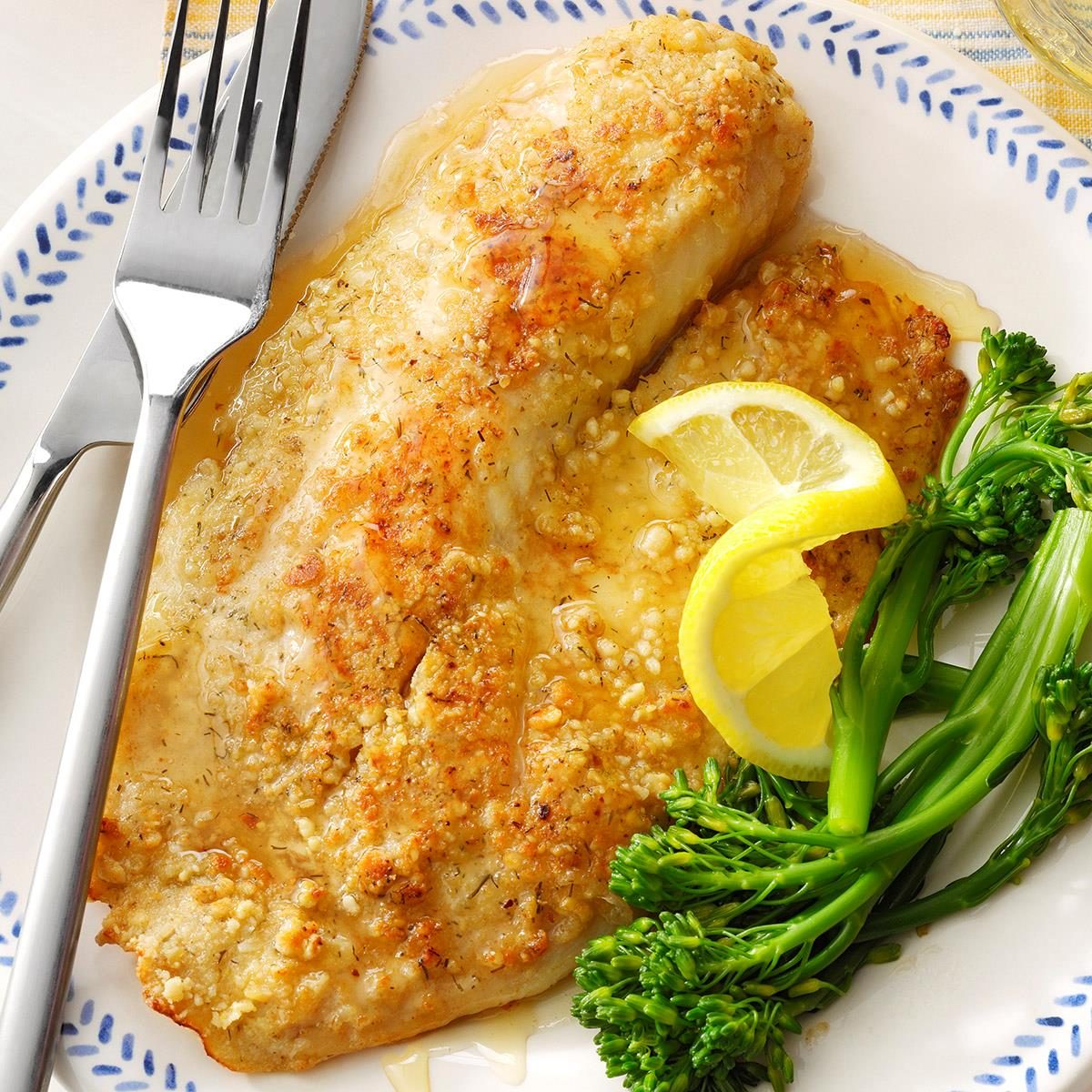 Pine Nut-Crusted Tilapia