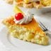 Lemon Sponge Pie with Pineapple