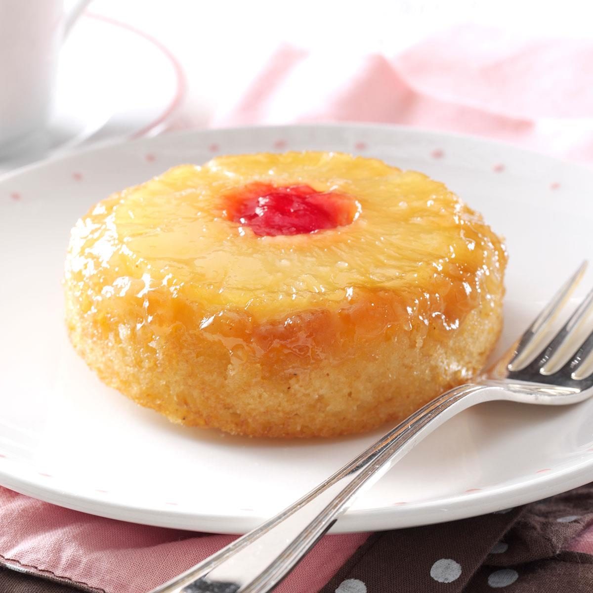 Pineapple Upside-Down Cake for Two