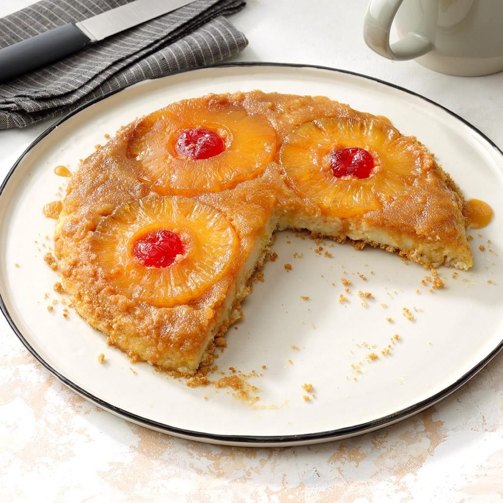 Pineapple Upside-Down Cheesecake