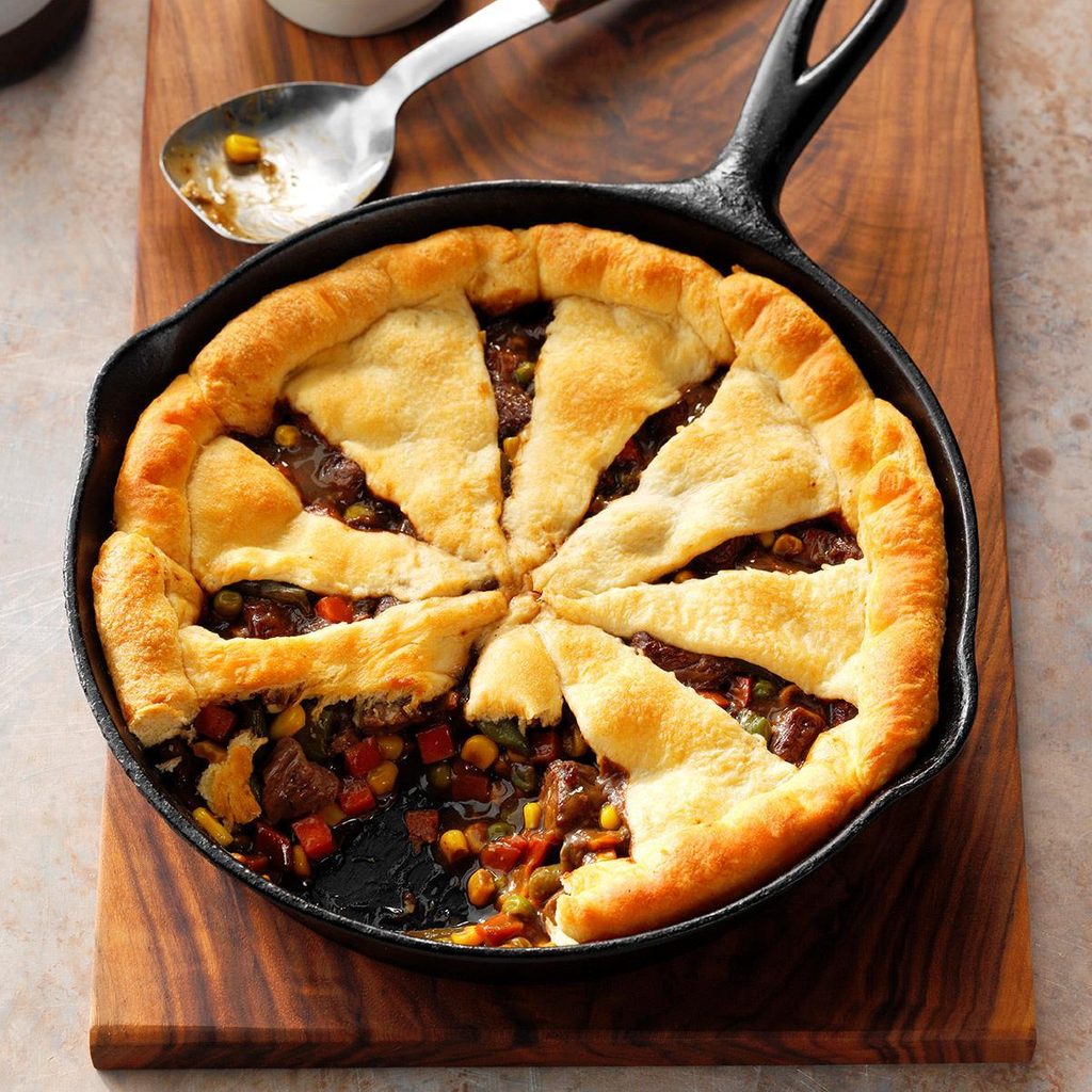 Pinwheel Steak Potpie