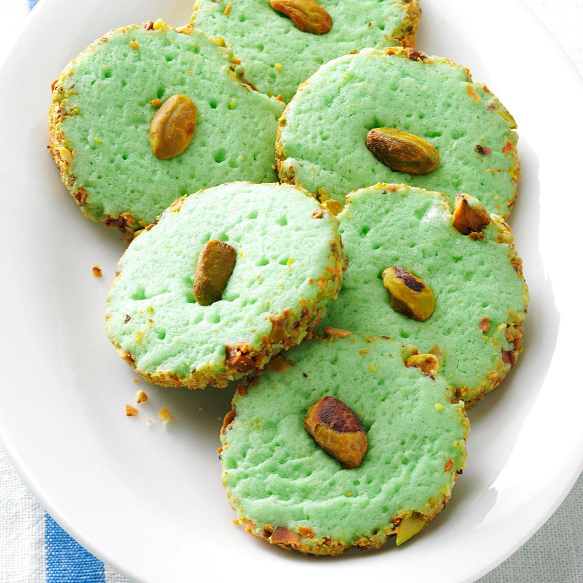 Pistachio Cream Cheese Cookies