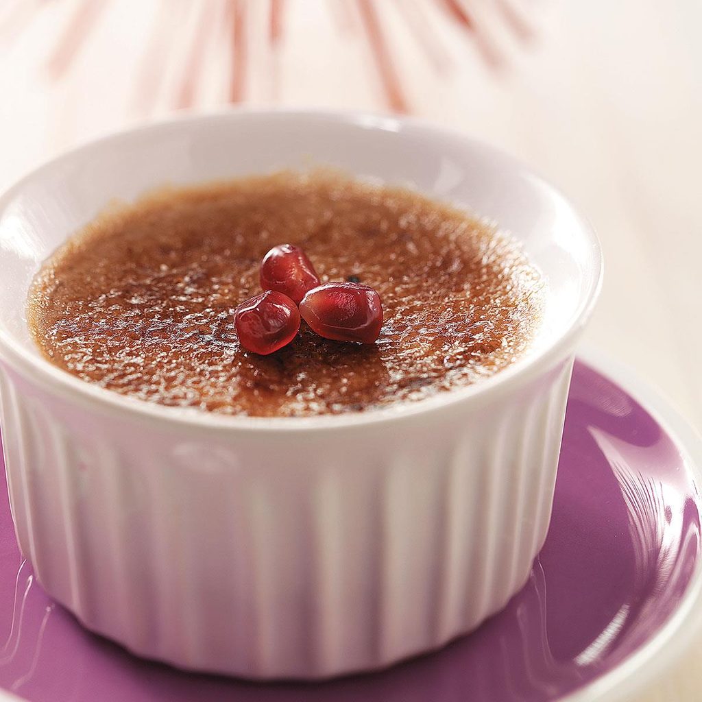Inspired by Ian's Pomegranate Creme Brulee