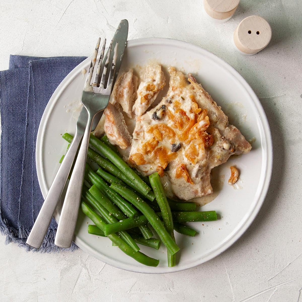 Baked Smothered Pork Chops