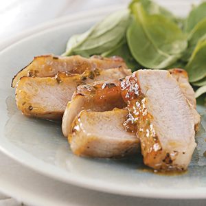 Pork Chops with Apricot Sauce