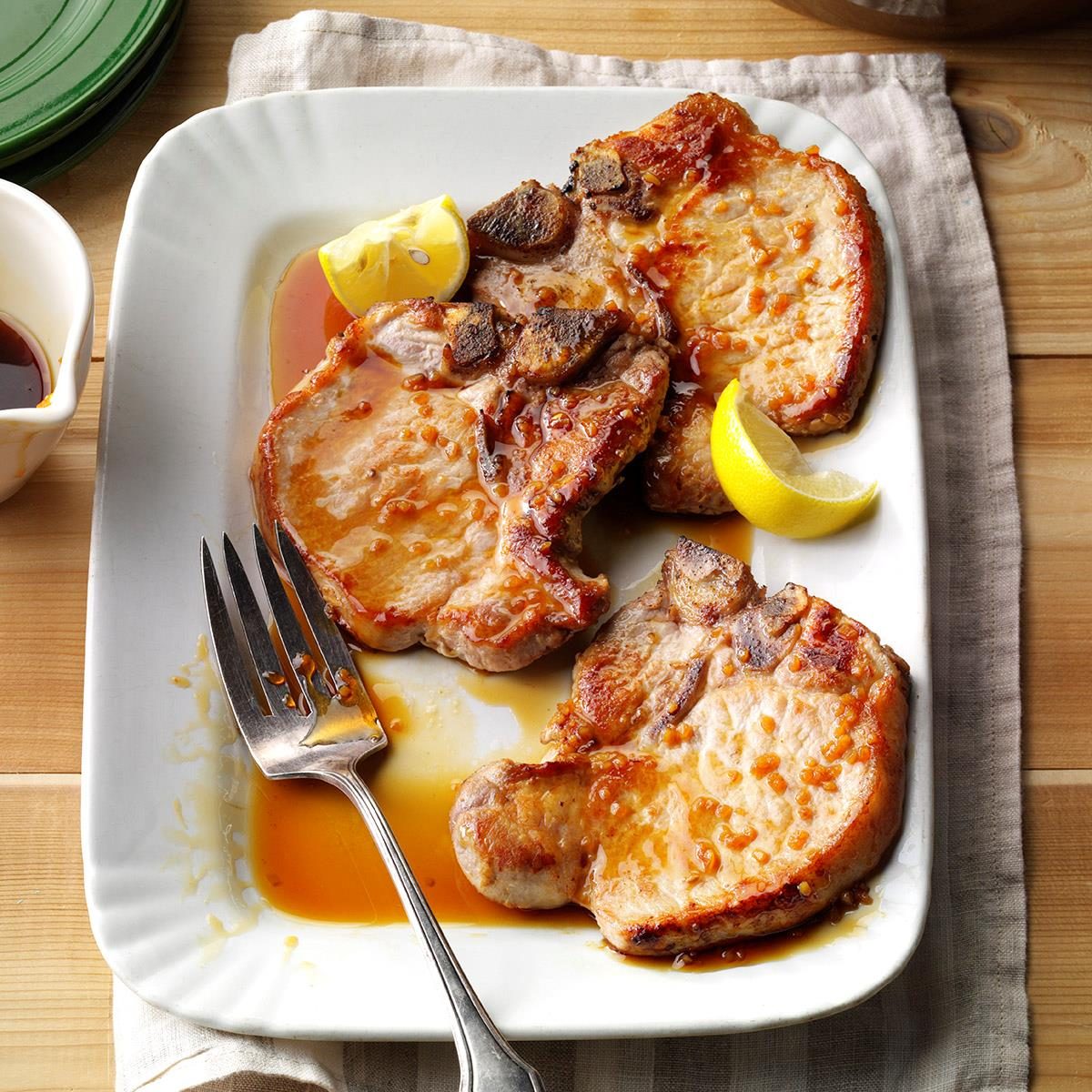 Pork Chops with Honey-Garlic Sauce Recipe: How to Make It | Taste of Home