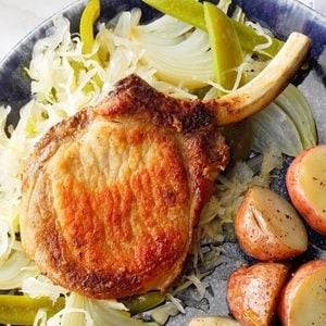 Pork Chops with Sauerkraut