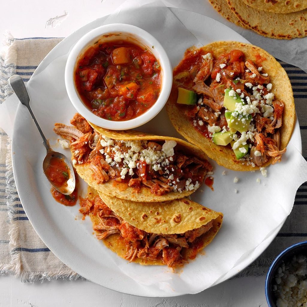 Pork Tacos with Mango Salsa