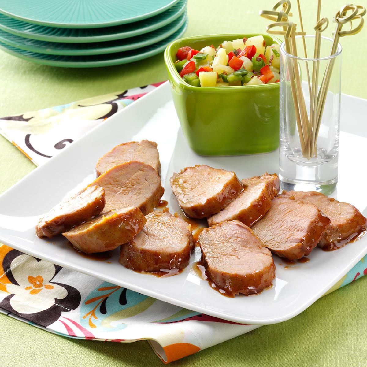 Pork with Pineapple Salsa