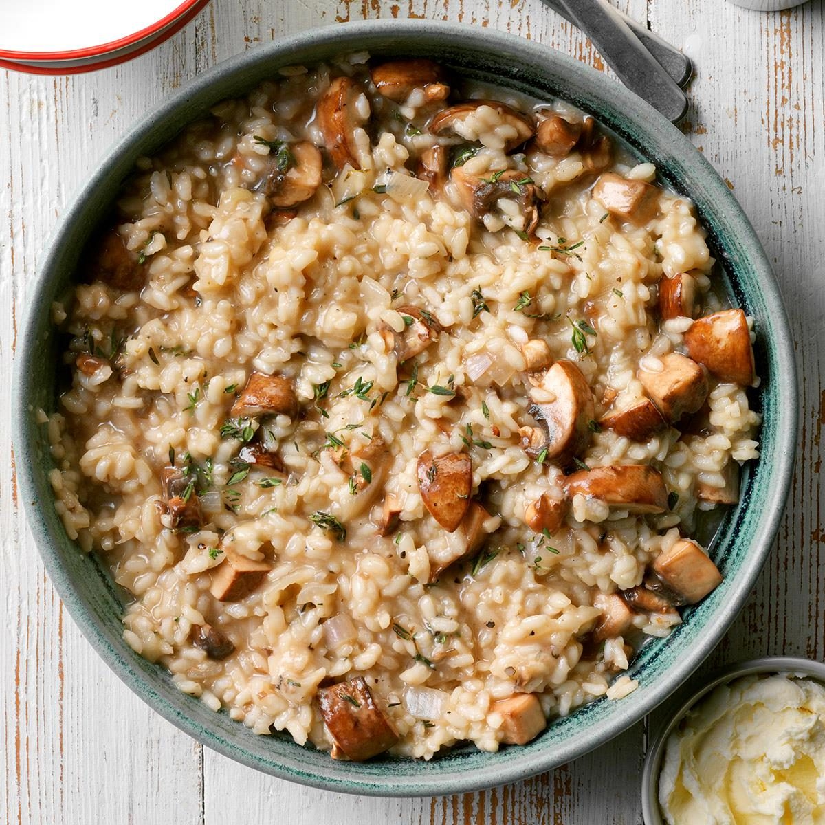 Portobello Risotto with Mascarpone