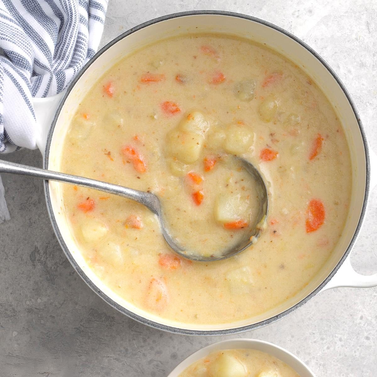 PotatoLeek Soup Recipe How to Make It Taste of Home