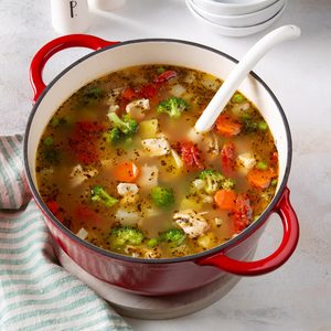 Potluck Chicken Vegetable Soup