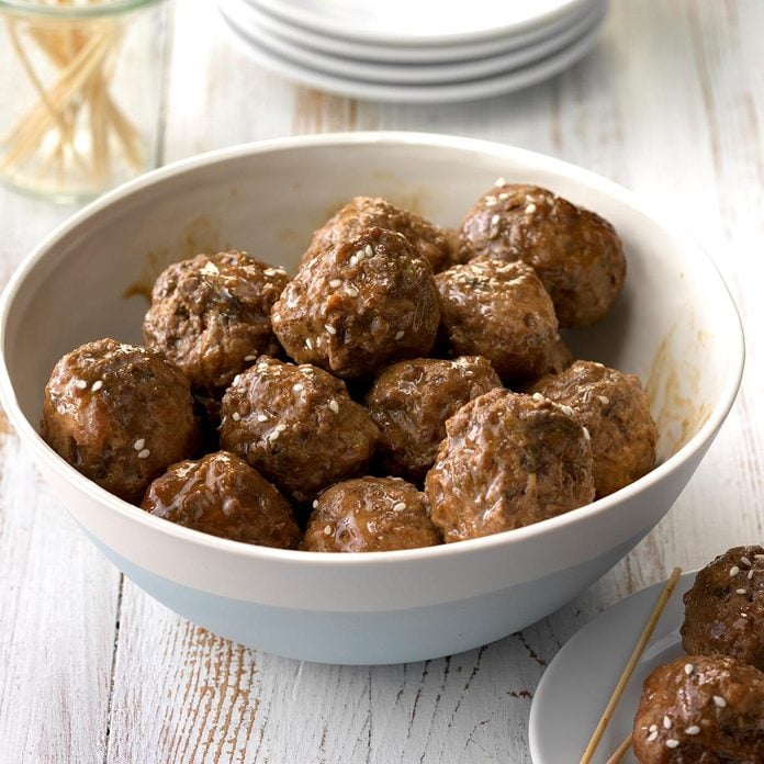 Pressure Cooker Hoisin Meatballs