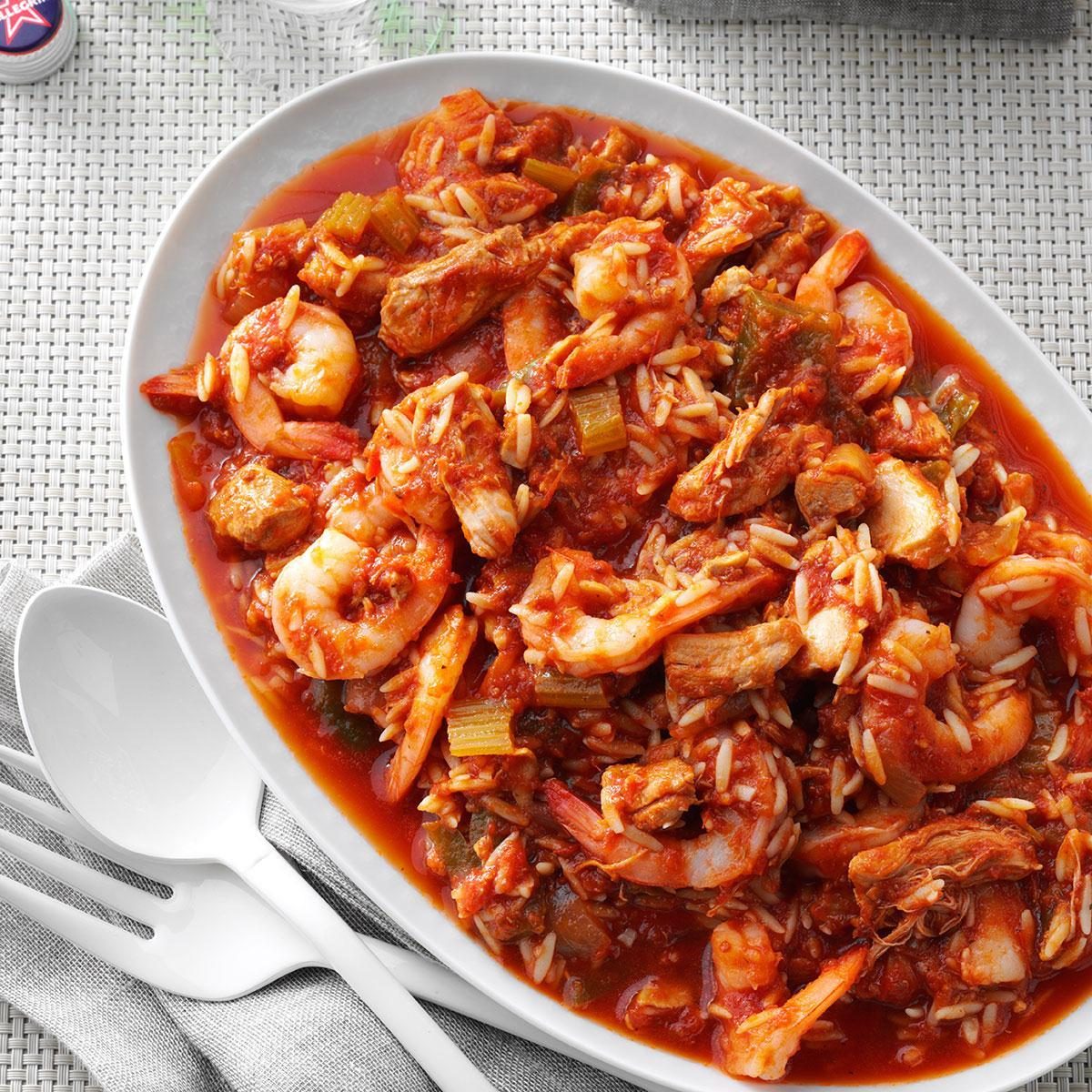Pressure-Cooker Italian Shrimp ‘n’ Pasta