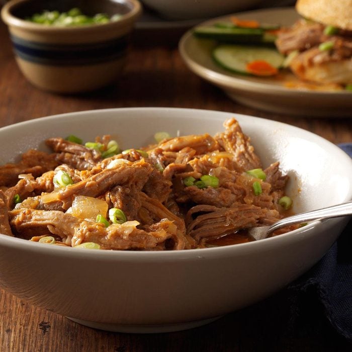 Pulled Pork with Ginger Sauce