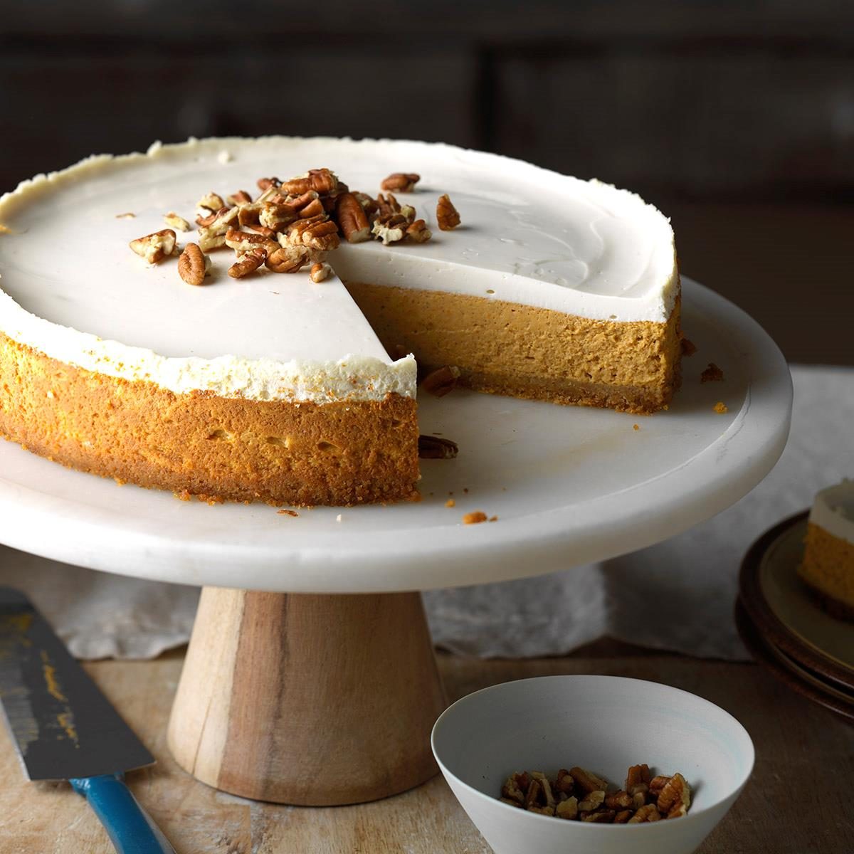 Pumpkin Cheesecake Recipe How to Make It Taste of Home