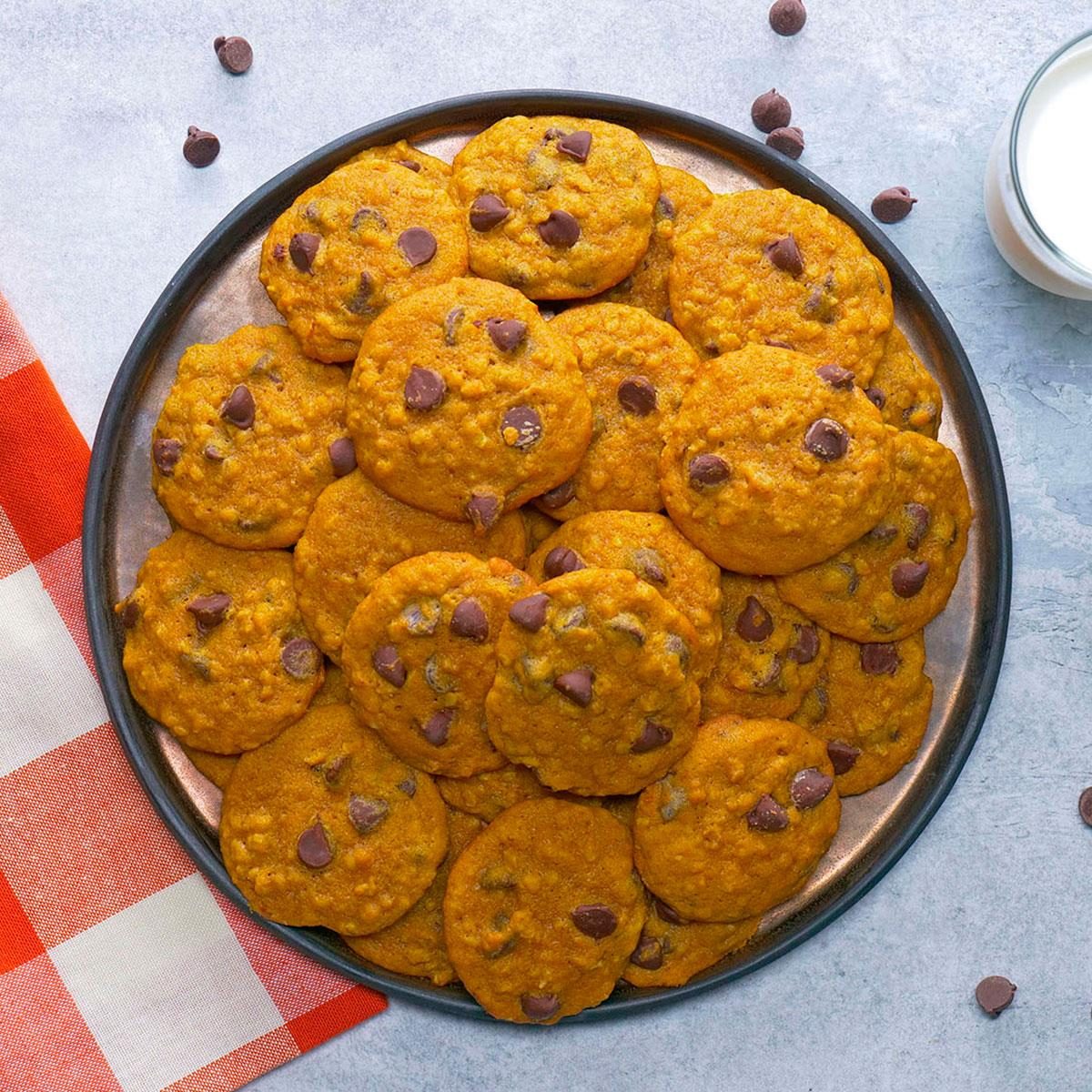 Pumpkin Chocolate Chip Cookies