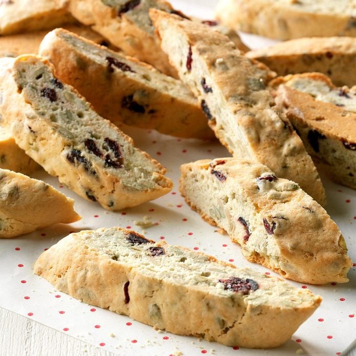 Pumpkin Seed Cranberry Biscotti