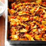 Queso Baked Nachos