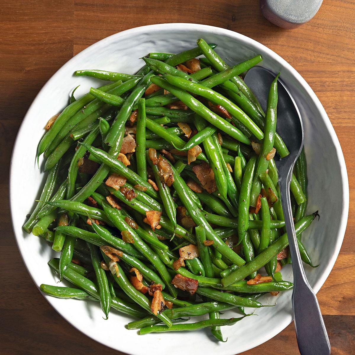 Quick Green Beans With Bacon Exps Ft24 22818 St 0412 1