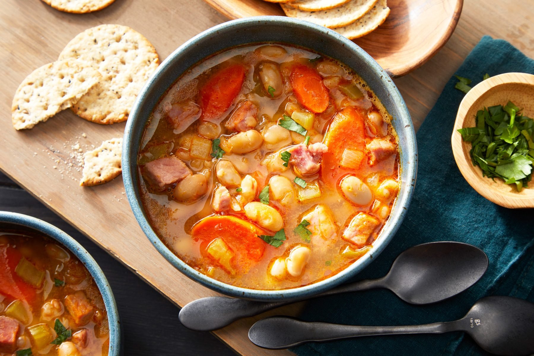 Quick Ham And Bean Soup