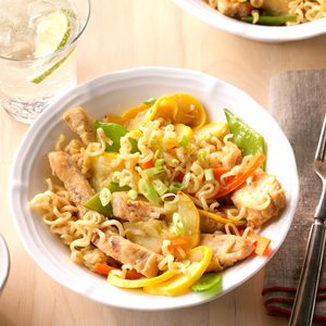 Quick Sesame Chicken Noodles