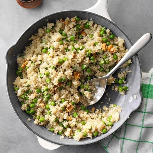 Quinoa With Peas And Onion